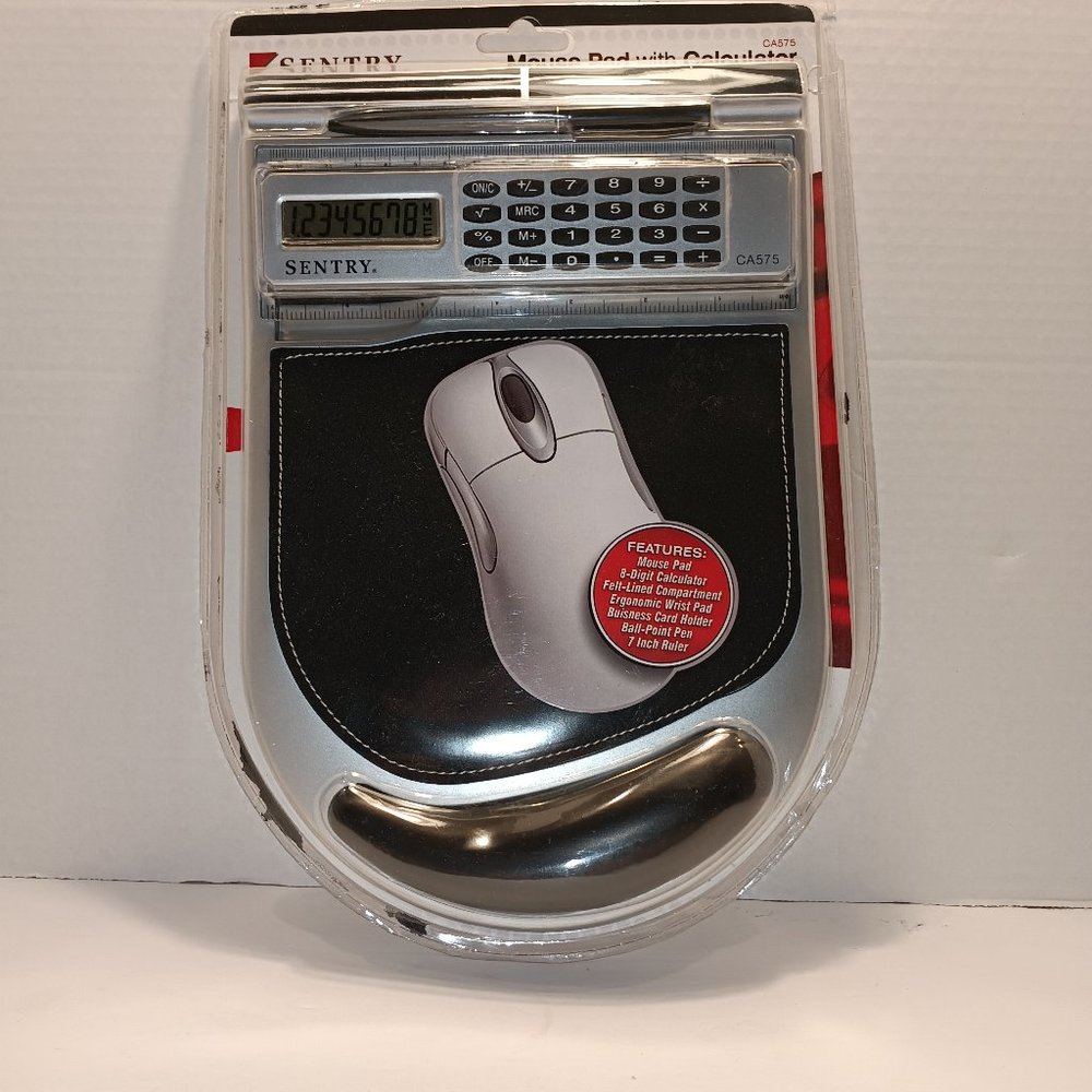 Sentry Mouse Pad With Calculator